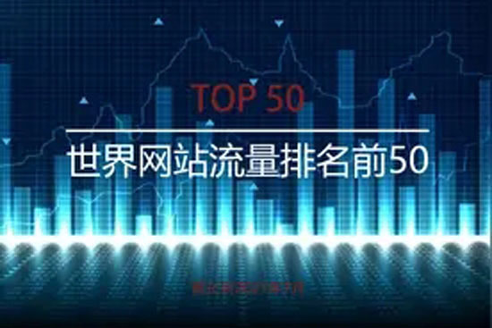 全球訪問(wèn)量最高的50個(gè)網(wǎng)站一覽表